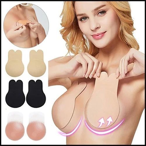 Soutien-gorge Adhésif Sans Fil Silicone 2 Paires Pour Lifting De La Poitrine