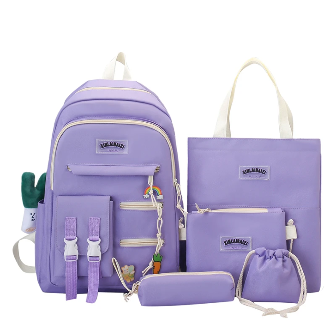 SAC A DOS ENSEMBLES 5PIECES