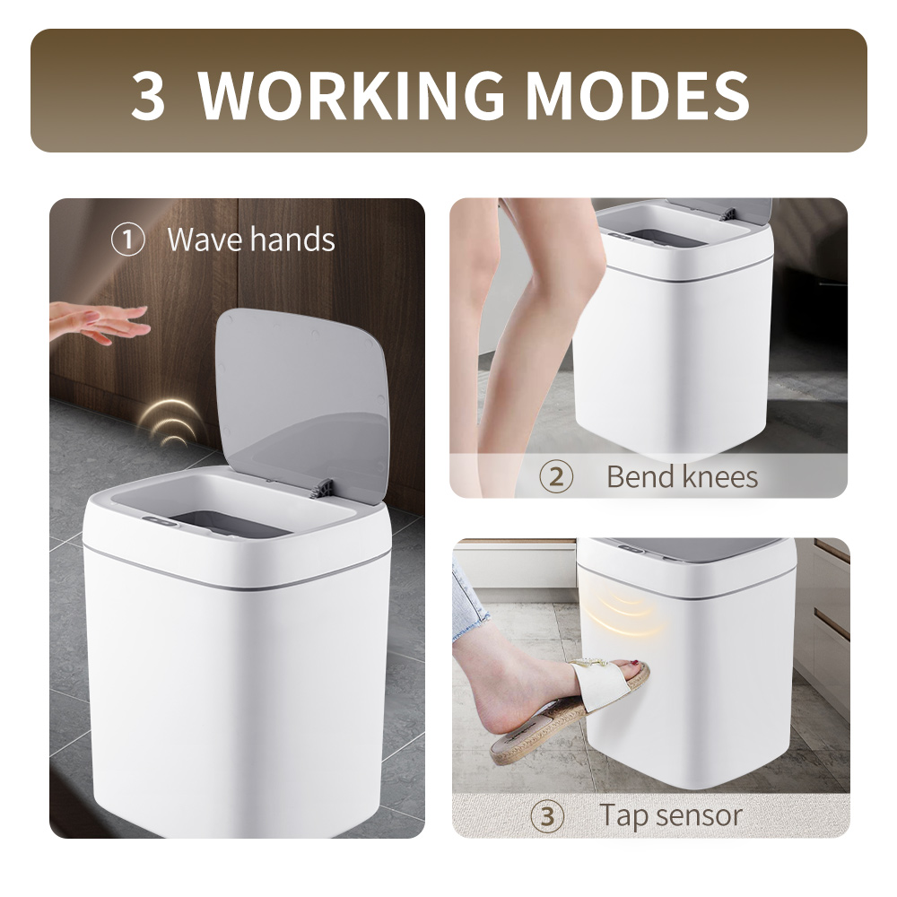 POUBELLE  AVEC OUVERTURE AUTOMATIQUE